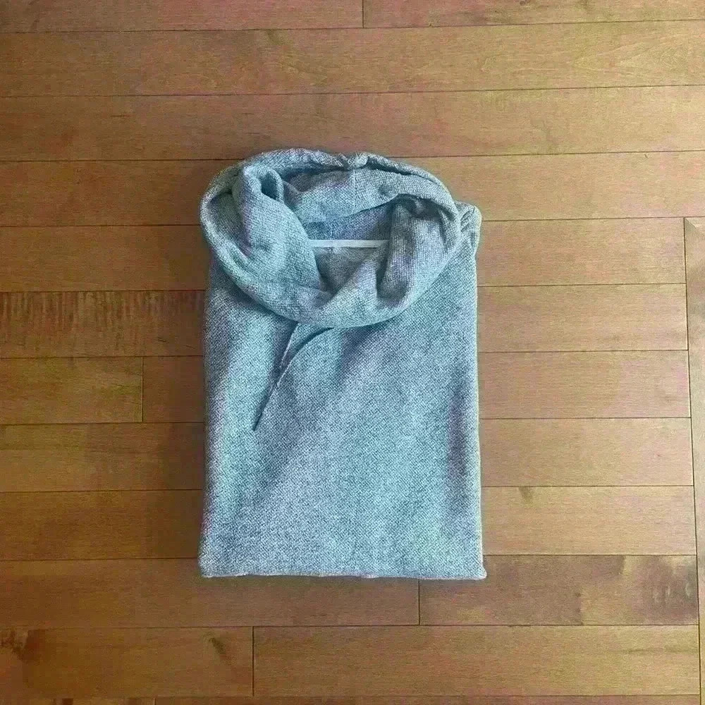 Roots | Heather grey cowl neck sweater size large - Picture 2 of 3